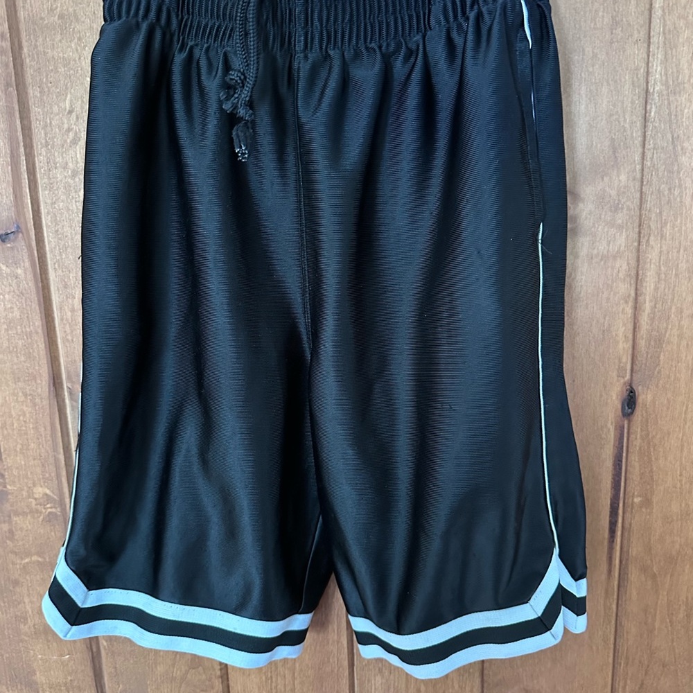Kids Black Athletic Shorts